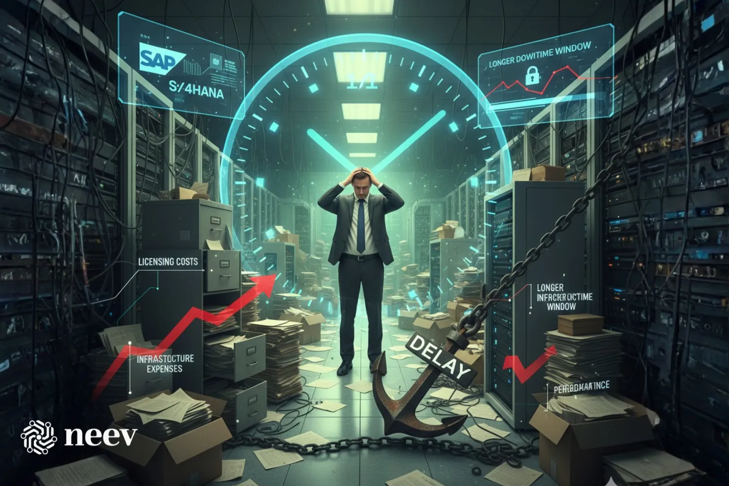 Hidden costs of delaying Data archiving in S/4HANA migration — brownfield edition