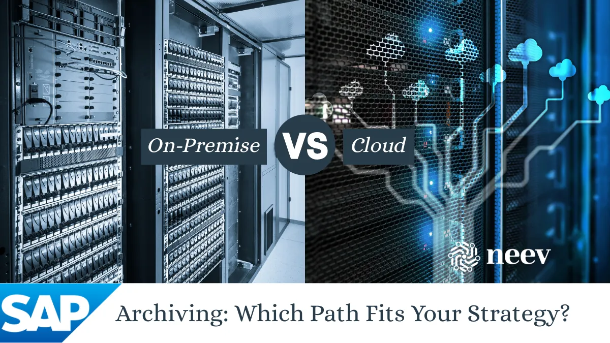 Choosing Between Cloud and On-Premise Archiving: Pros and Cons for SAP Users