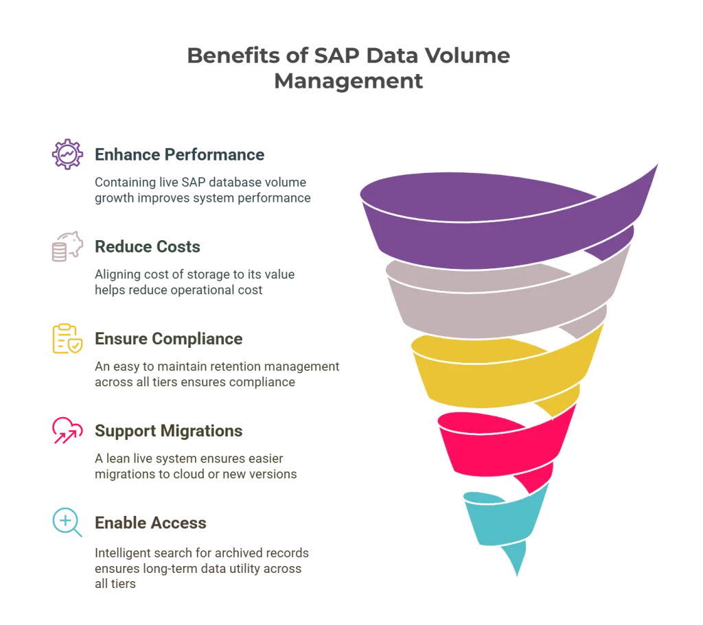 Benefits of SAP Data Volume Management